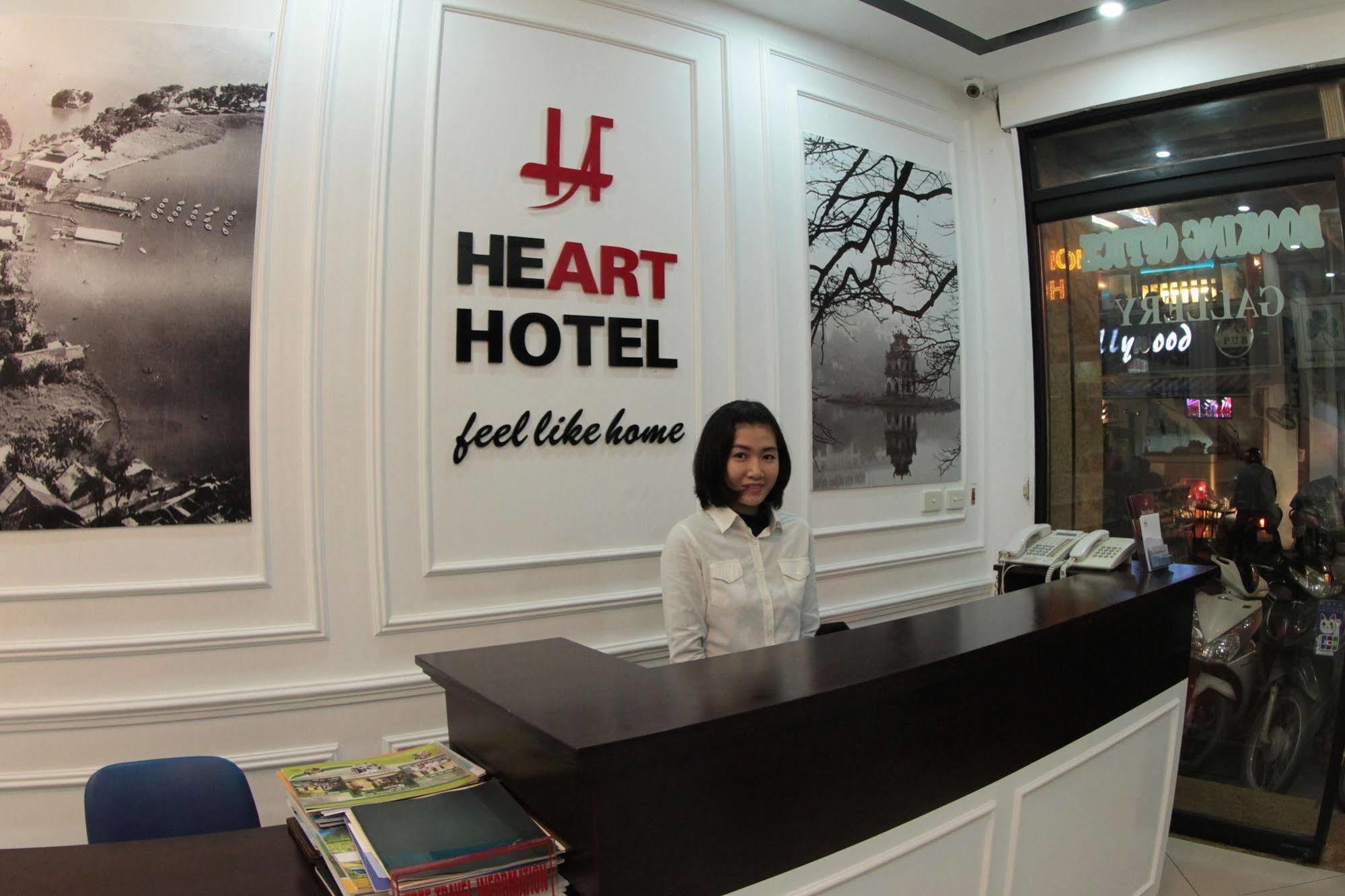 Heart Hotel Hanoi Exteriör bild